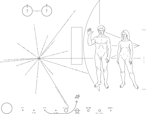 The Pioneer plaque